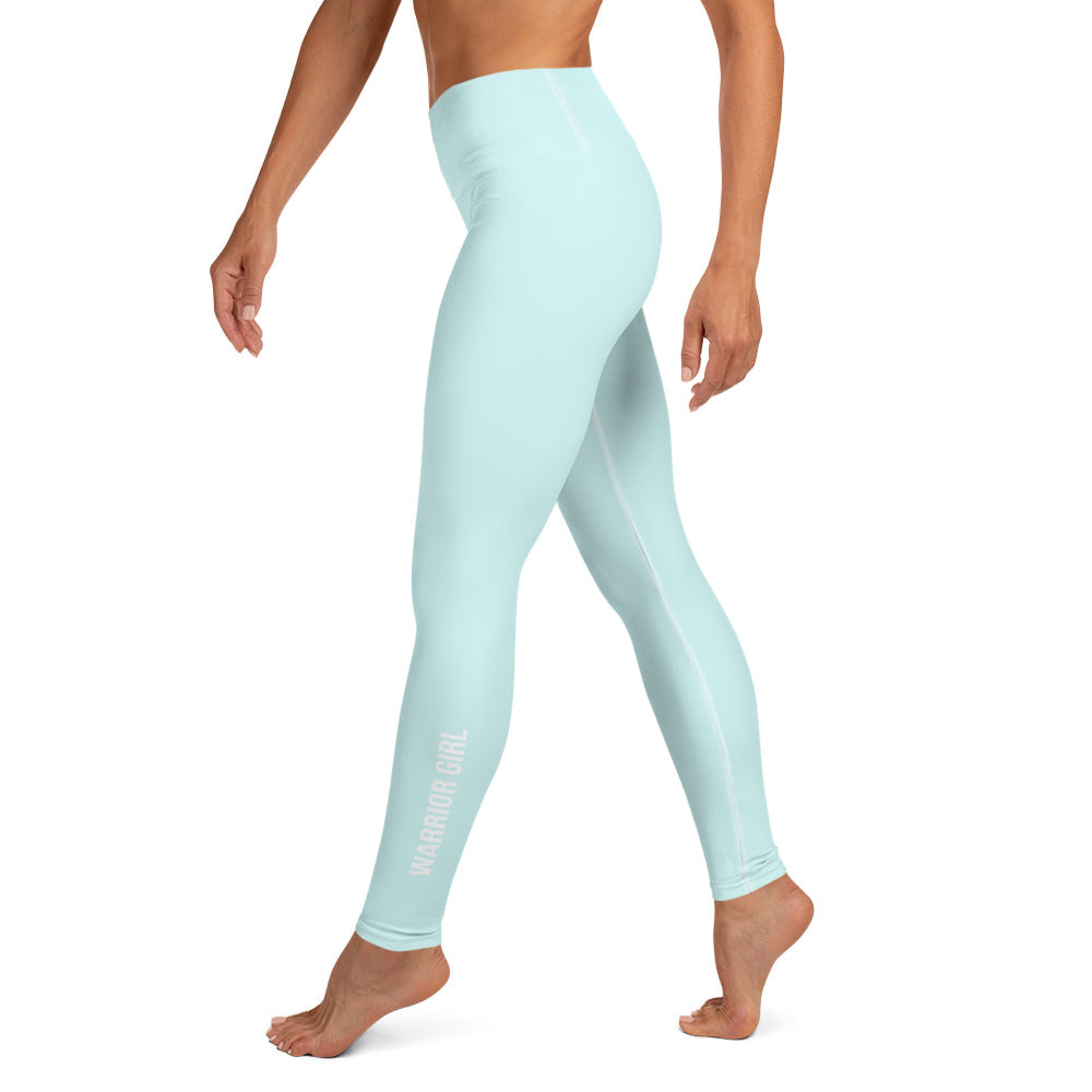 Light Cyan Warrior High Waist Leggings – Warrior Girl Shop