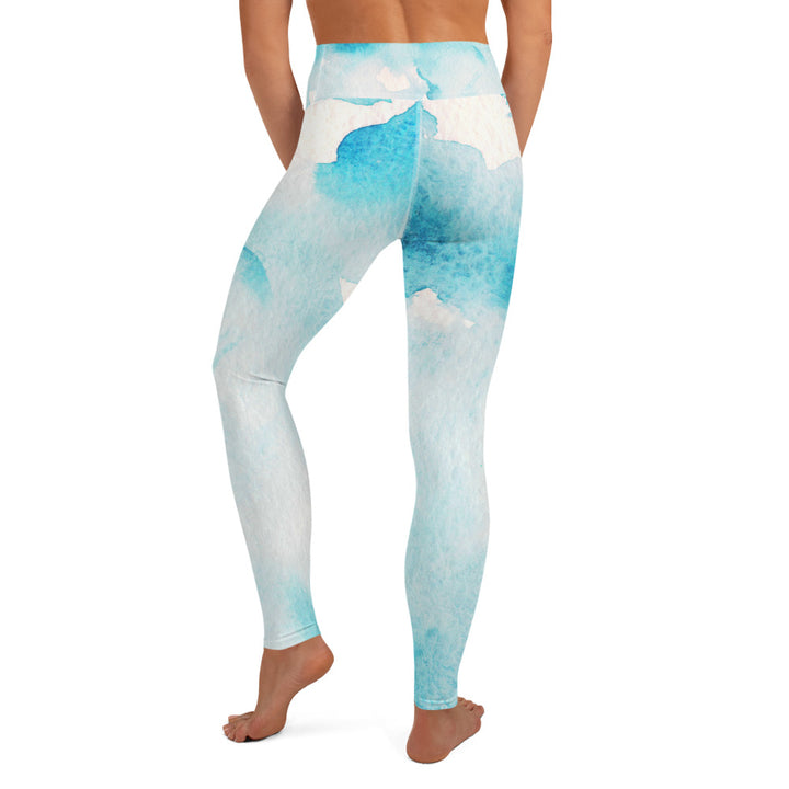 Watercolor High Waist Leggings