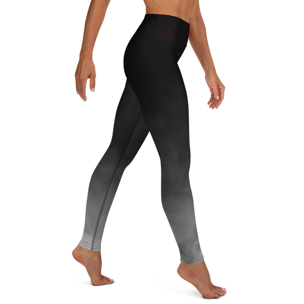 White Smoke High Waist Leggings