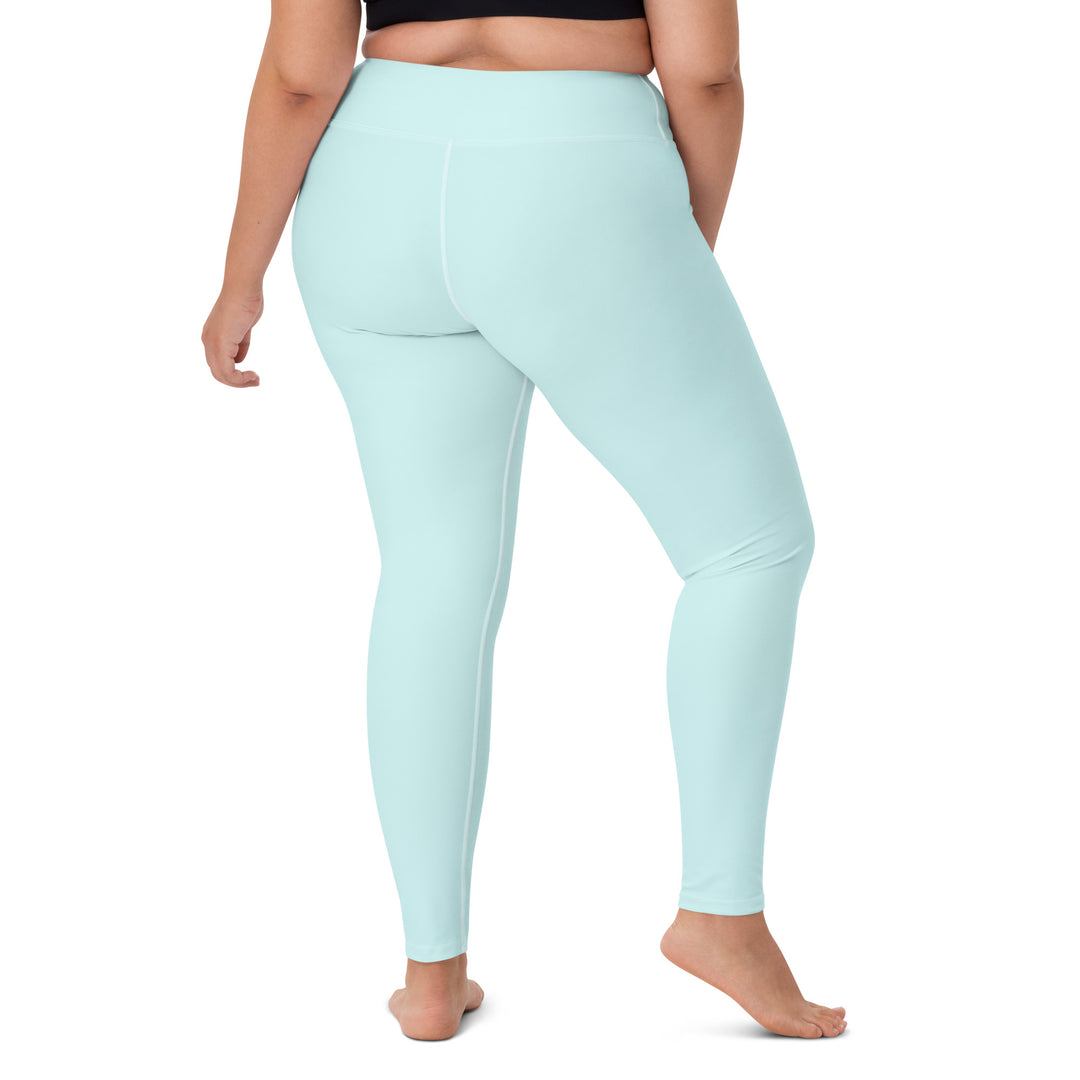 Light Cyan Warrior High Waist Leggings