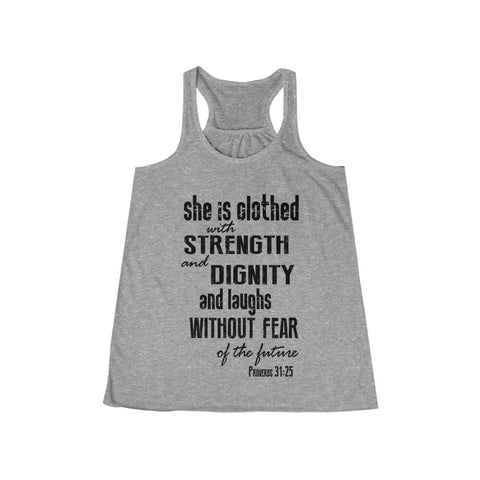 I Can Do All Things Through Christ Bible Verse Workout Twist Back Tank Top