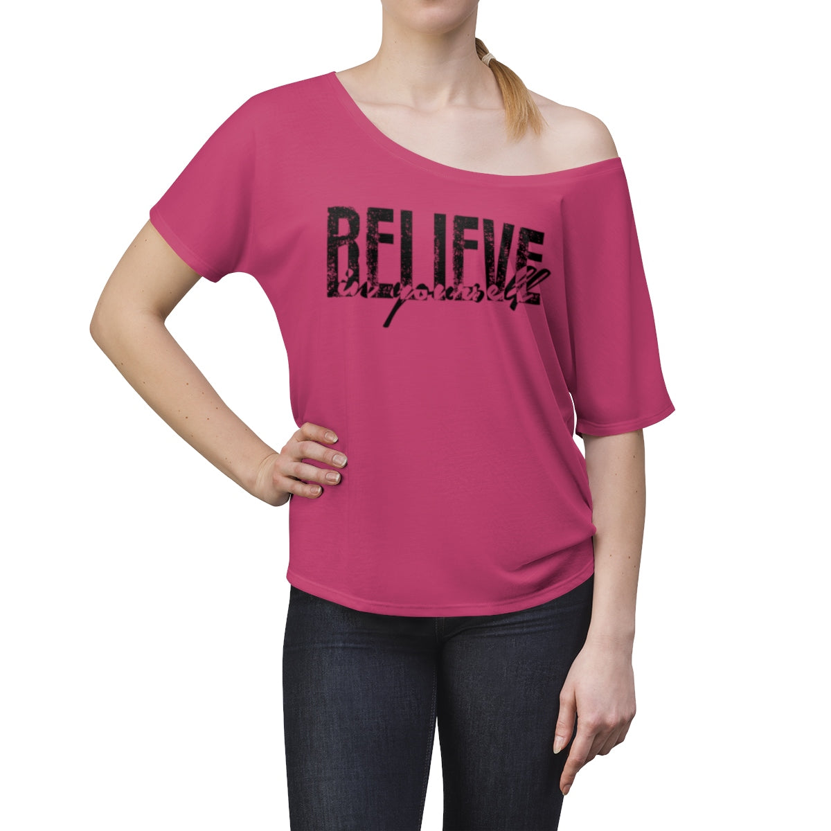 Believe In Yourself Slouchy Top