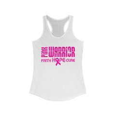 Pink Warrior Women's Breast Cancer Racerback Tank