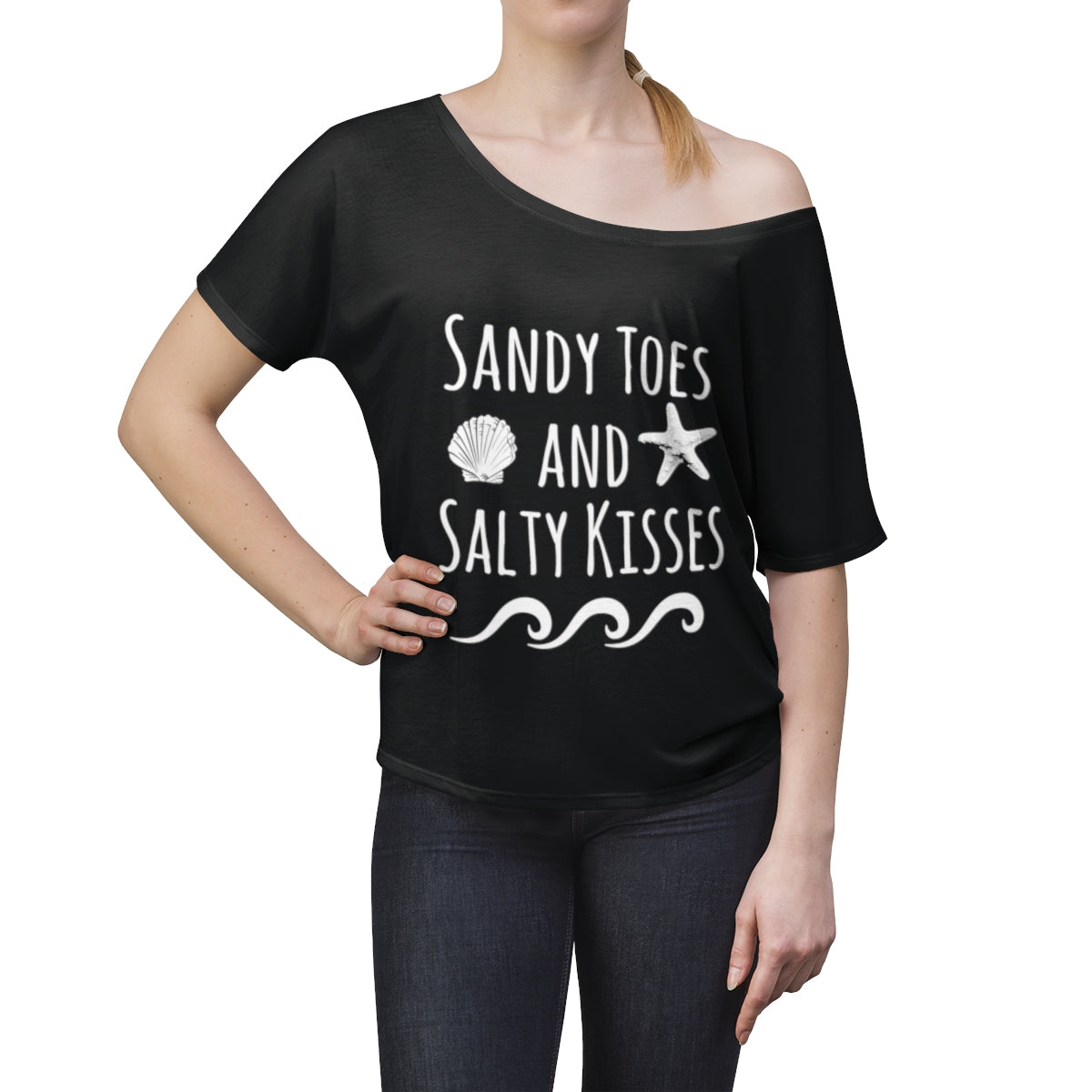 Sandy Toes & Salty Kisses Beach Cover Up Top