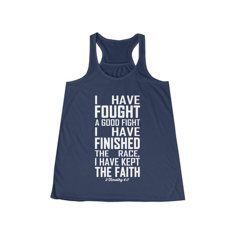 Womens Flowy Workout Tank Top. Perfect Love Drives Out Fear Bible Verse. Motivational Workout Clothing. Christian Clothing. Running Tank Top