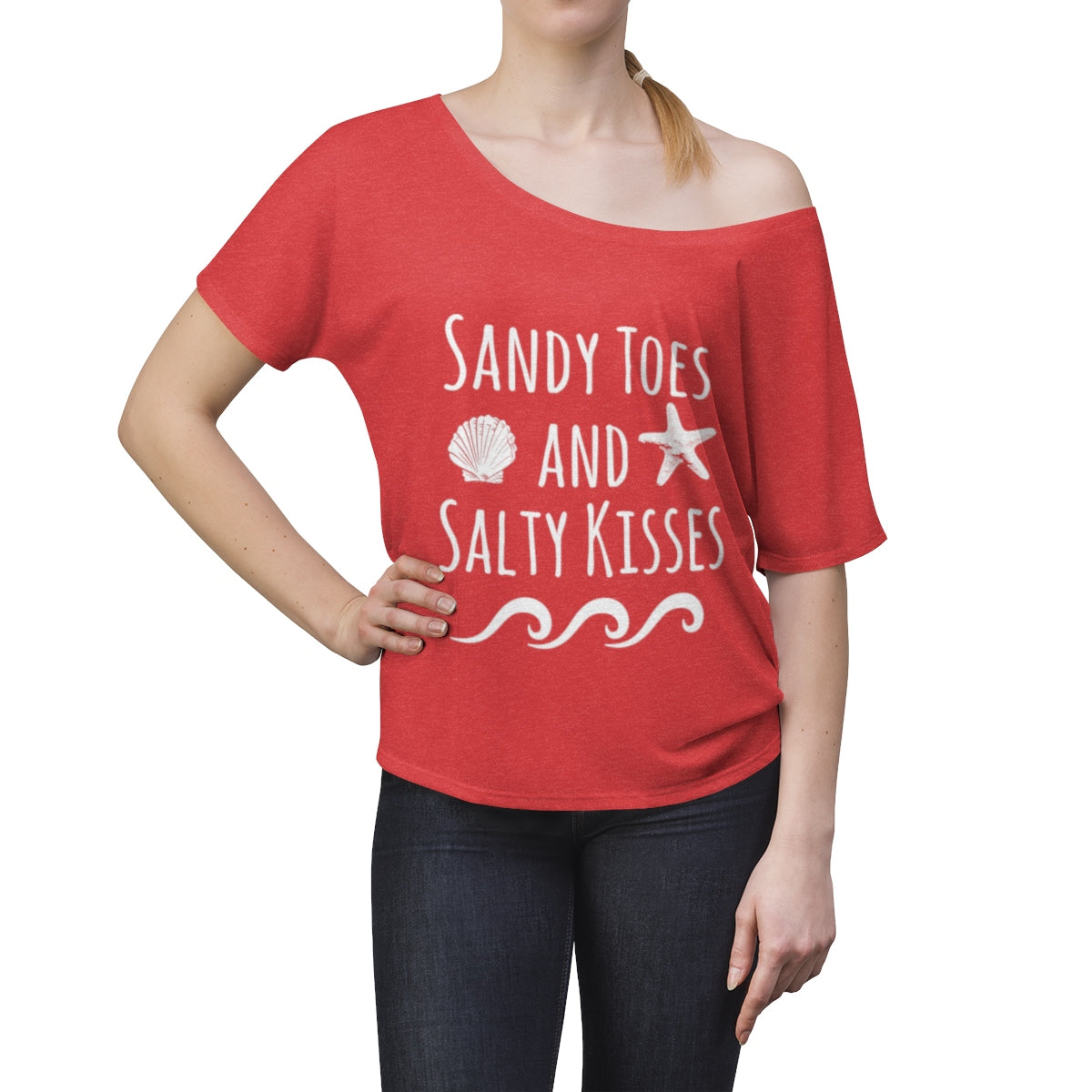 Sandy Toes & Salty Kisses Beach Cover Up Top